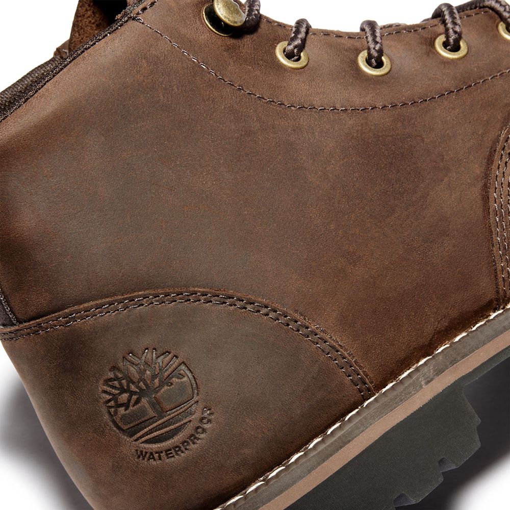 Timberland Chukka Μποτακια Ανδρικα Καφε - Redwood Falls Waterproof - Greece 4607813-KF